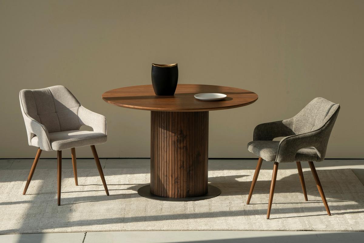 ŽIDLE S PODRUČKAMI JAMIE - světle hnědá/barvy vlašských ořechů, Lifestyle, kov/dřevo (55/80/60cm) - MID.YOU