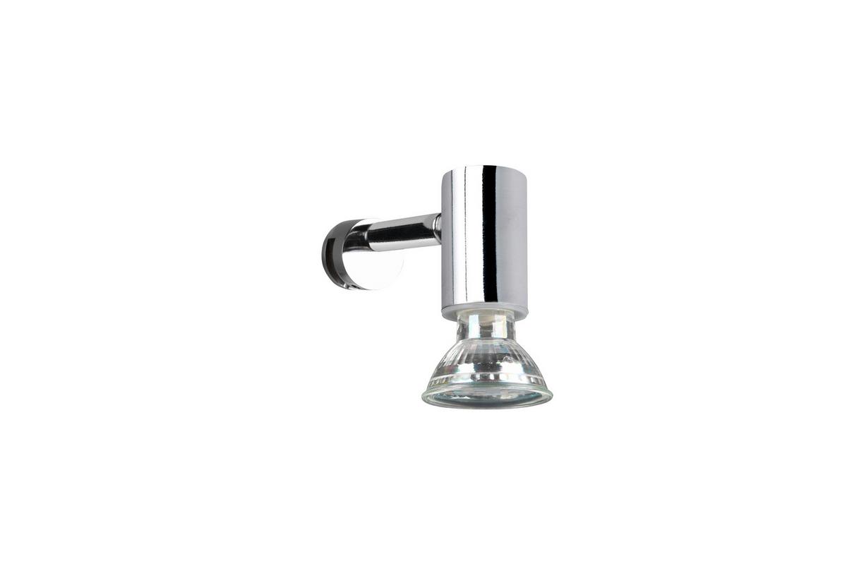 Wandstrahler 1-flammig L: 10 Cm - Chromfarben, Basics, Metall (3/5/10cm) - Trio Leuchten