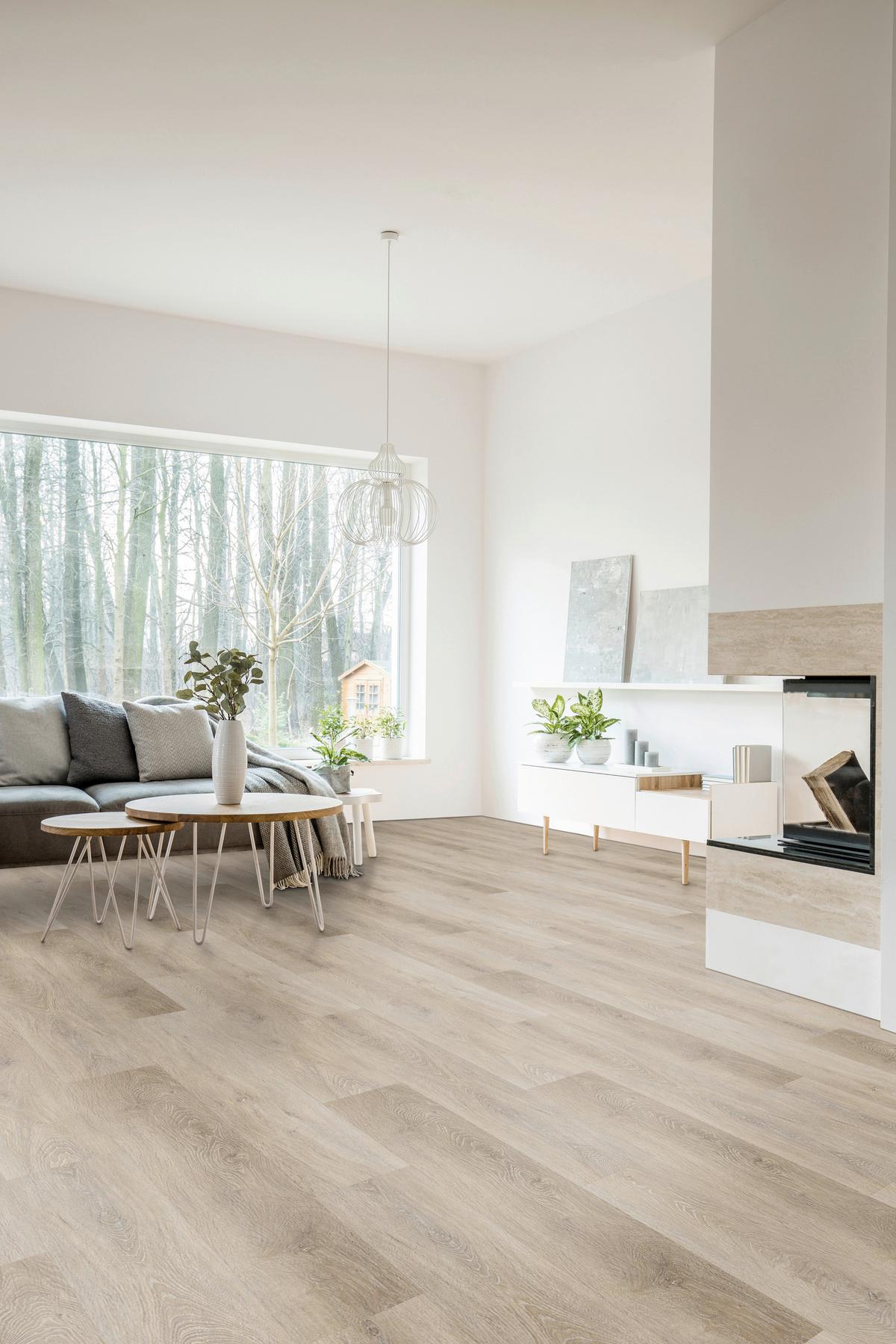 Vinylboden Eichefarbe Landhausdiele - Eichefarben, Basics, Kunststoff (18,3/122/0,5cm)