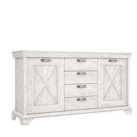 Sideboard B: 178,3 cm Kashmir, Pinienfarben/Weiß - Weiß/Pinienfarben, ROMANTIK / LANDHAUS, Holzwerkstoff/Kunststoff (178,3/95,9/48,2cm) - MID.YOU