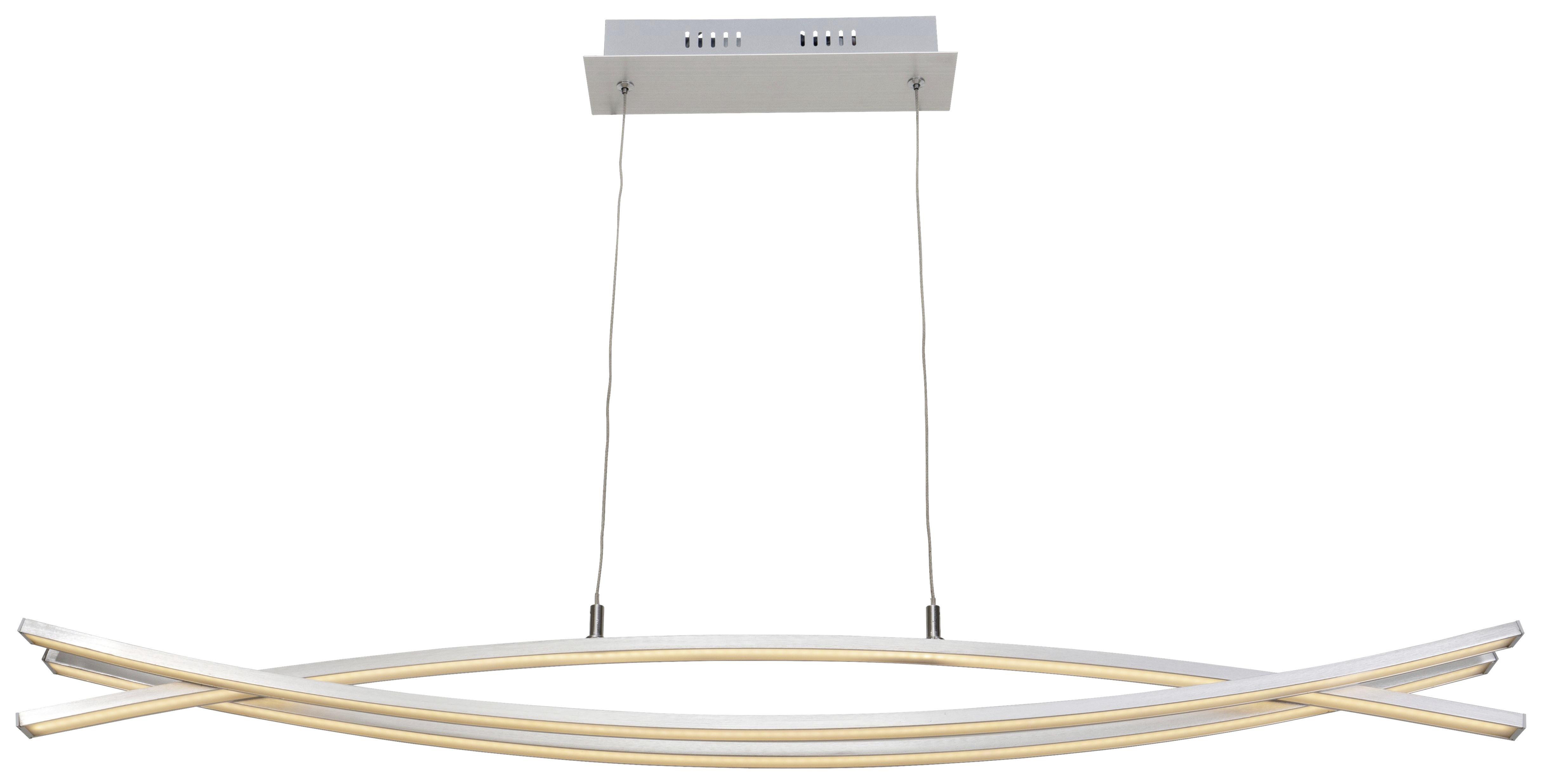 LED svítidlo závěsné Tillo 100/8/120cm, 30 Watt - bílá, Konvenční, kov/plast (100/8/120cm) - Mömax