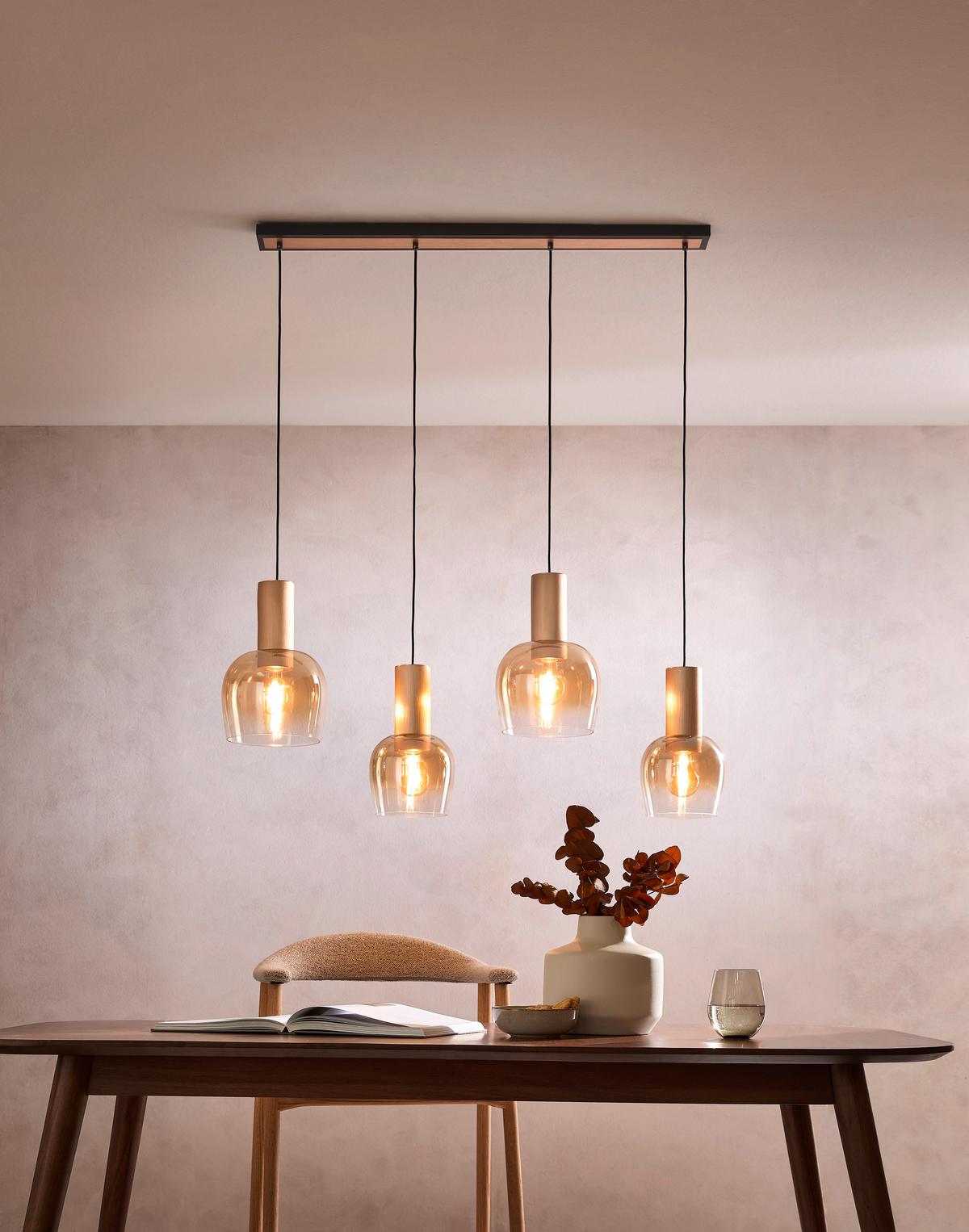 Hängeleuchte Exkl. 4xe27 40w - Design (111/27,5/150cm) - Näve