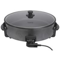 Elektrische Pfanne Mit Glasdeckel D: Ca. 42 Cm - Anthrazit, KONVENTIONELL, Metall (42/7cm) - Bono