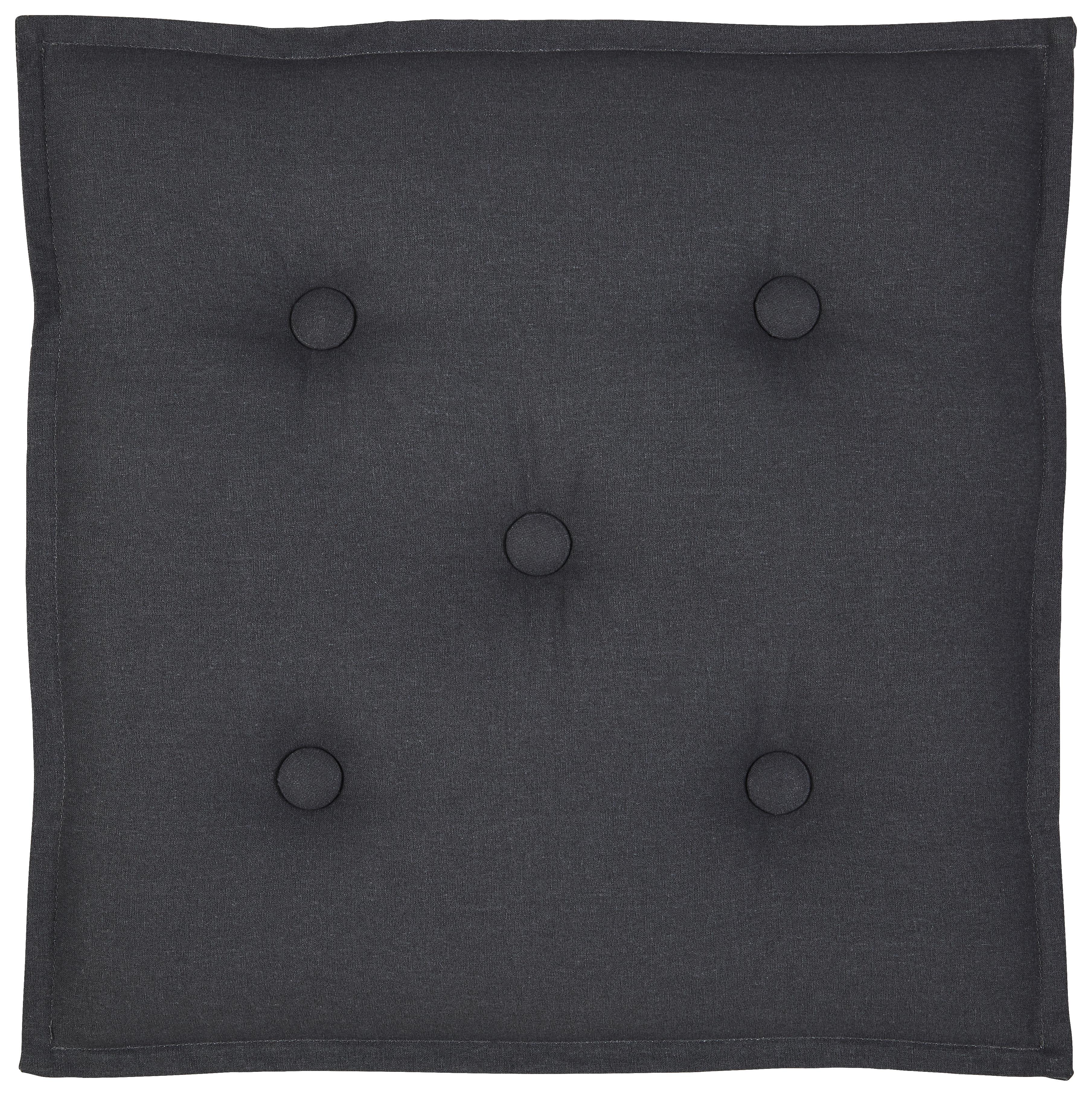 Sitzkissen Lore - Grau, MODERN, Textil (40/40cm) - Ombra