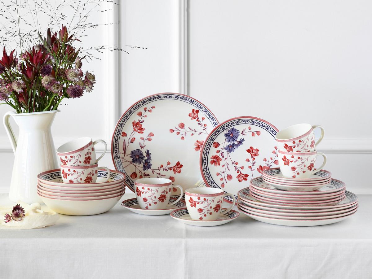 Kombiservice Cottage Multicolor 30--Teilig - Multicolor, Basics, Keramik - Creatable