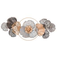 Wanddeko Poxy A Silber/goldfarben B: 130,8 Cm - Basics, Metall (130.8/55,90/8cm)