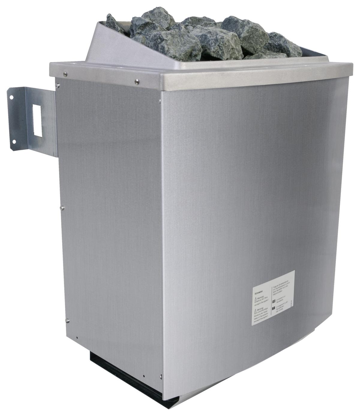 Sauna Tolouse Mit Ext. Steuerung 9-Kw-Ofen - Naturfarben, MODERN, Holz (145/187/145cm) - Karibu