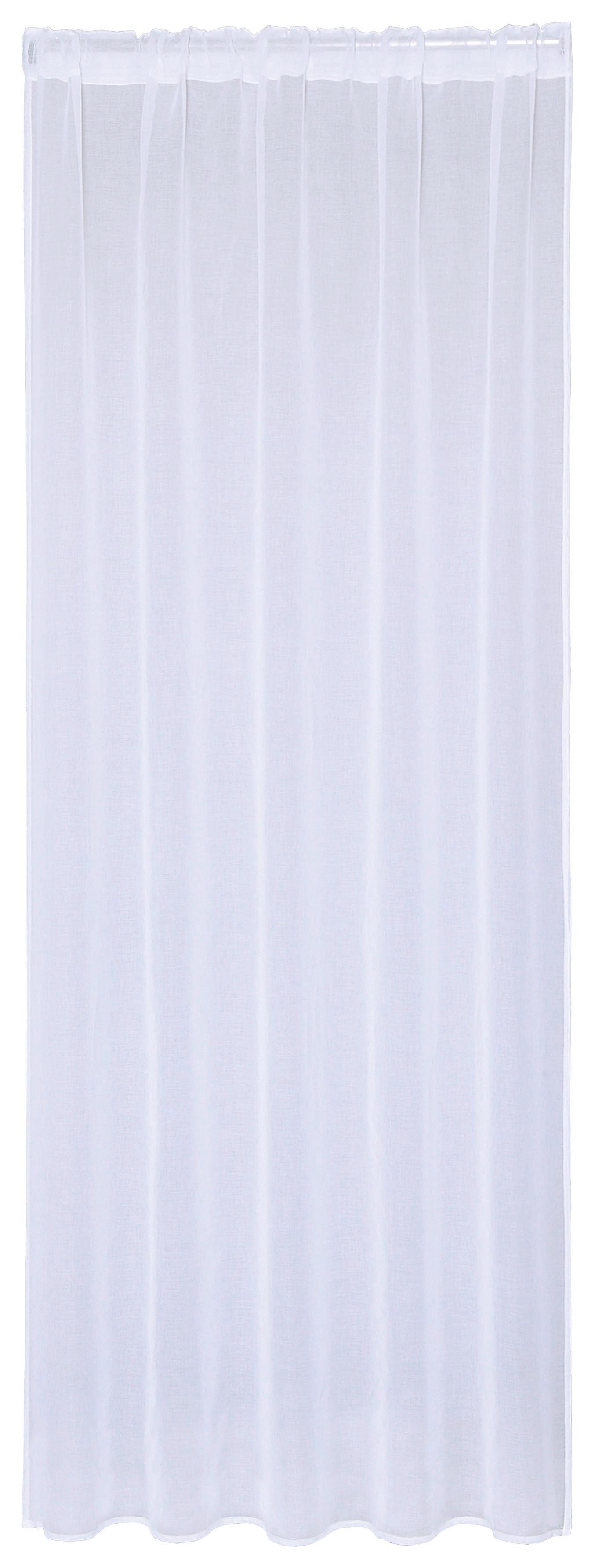 Készfüggöny Dolly Kb. 140/245cm - fehér, Konventionell, textil (140/245cm) - Ondega