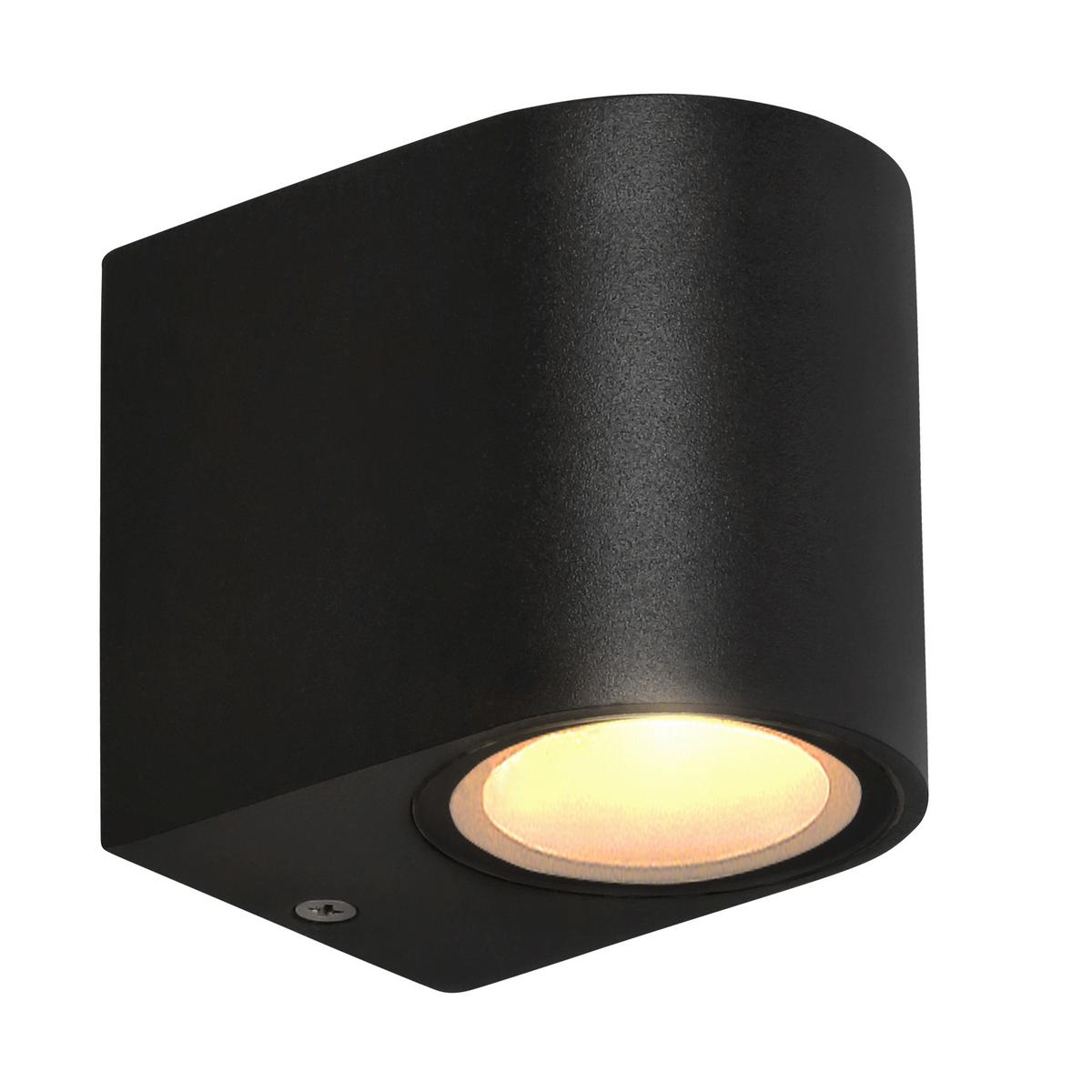 Außenwandleuchte 21-32287 Lobelia - Schwarz, Design, Metall (6.5/9/8cm)