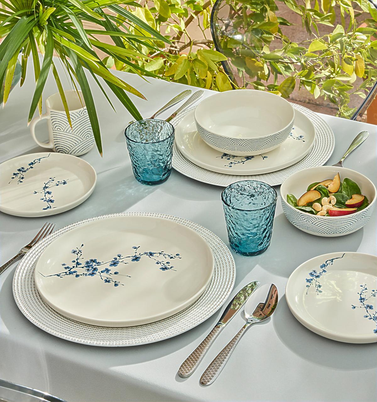 Besteckset Anthony 24--Teilig. Edelstahl - Edelstahlfarben, Basics, Metall - Tognana