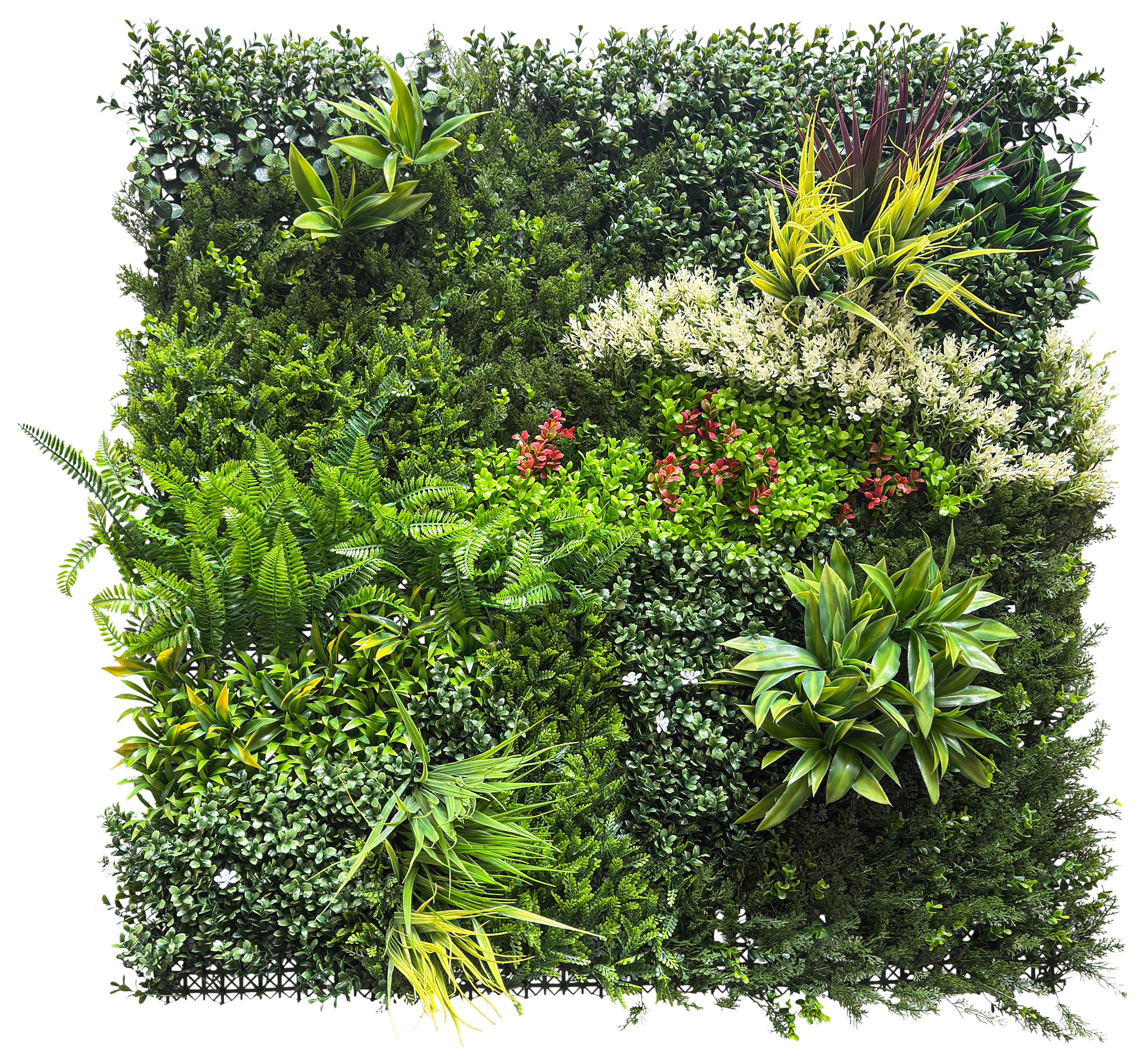 Umělá rostlina FARNMATTE -PAZ- - zelená/tmavě zelená, plast (100/100cm) - Mömax