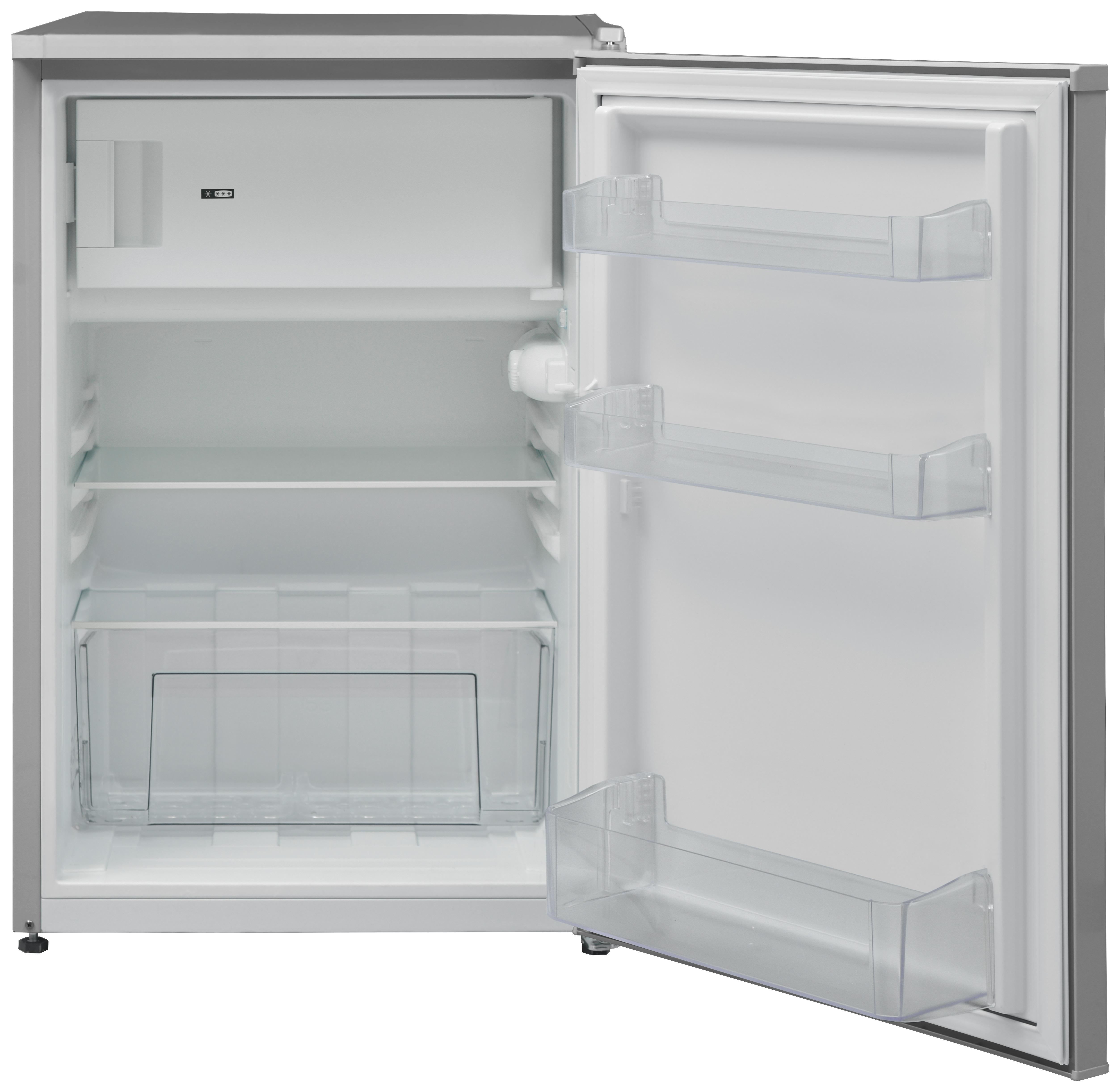 Kühlschrank K1-T041l Edelstahlfarben 105l + Gefrierfach - Basics (54/83,8/59,5cm) - Vestel