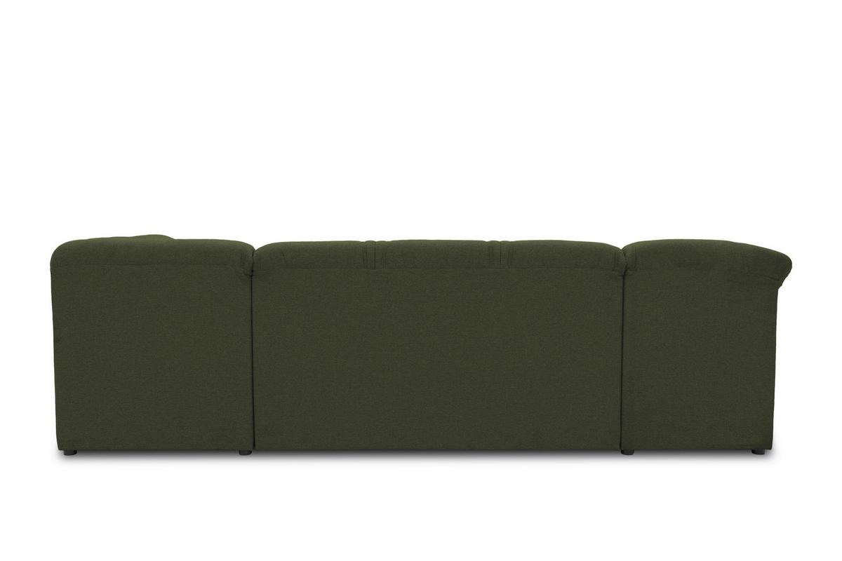 Wohnlandschaft Sarafina Grün - Schwarz/Grün, KONVENTIONELL, Textil (146/295/180cm) - MID.YOU