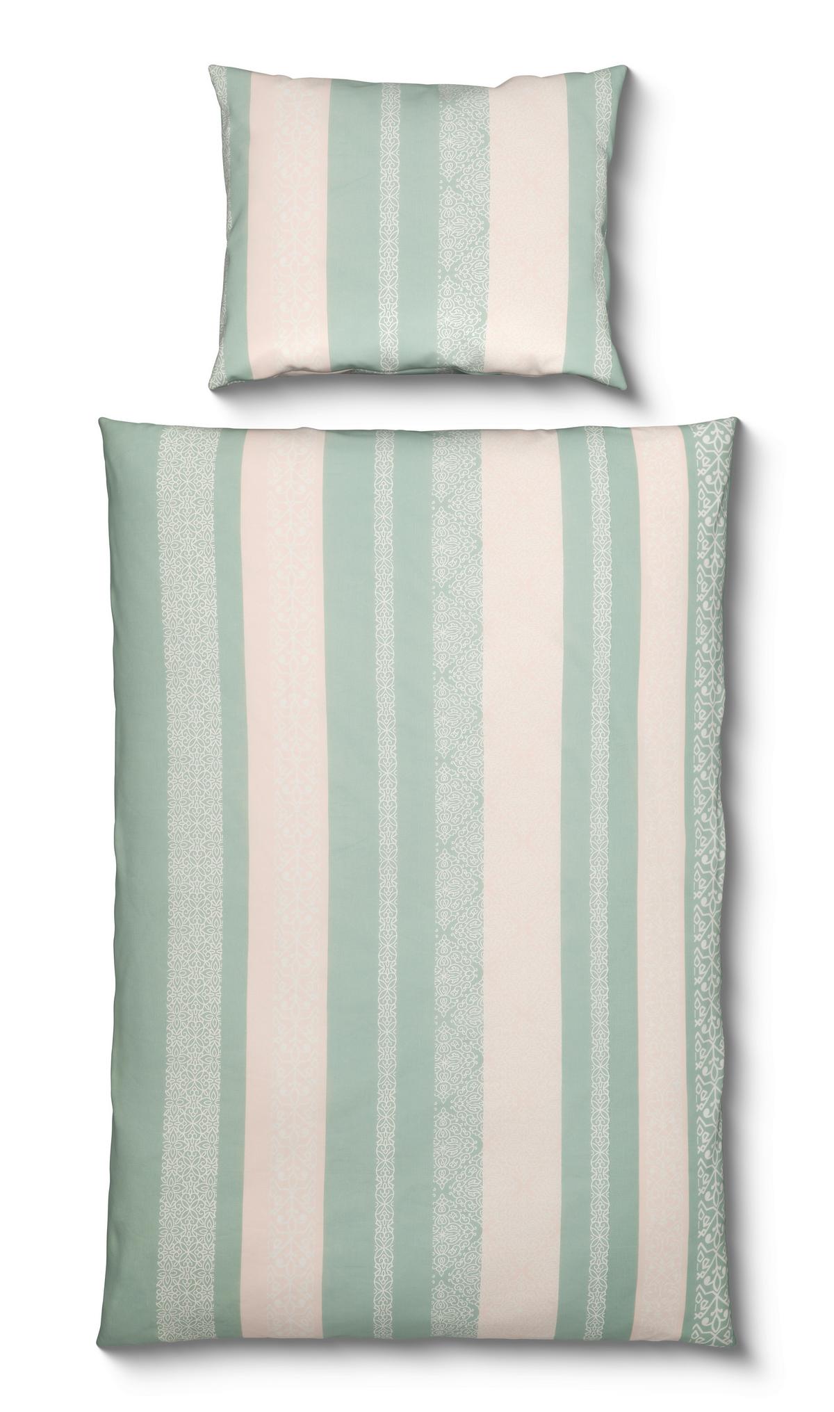 Bettwäsche Doreen - Mintgrün, MODERN, Textil - Luca Bessoni