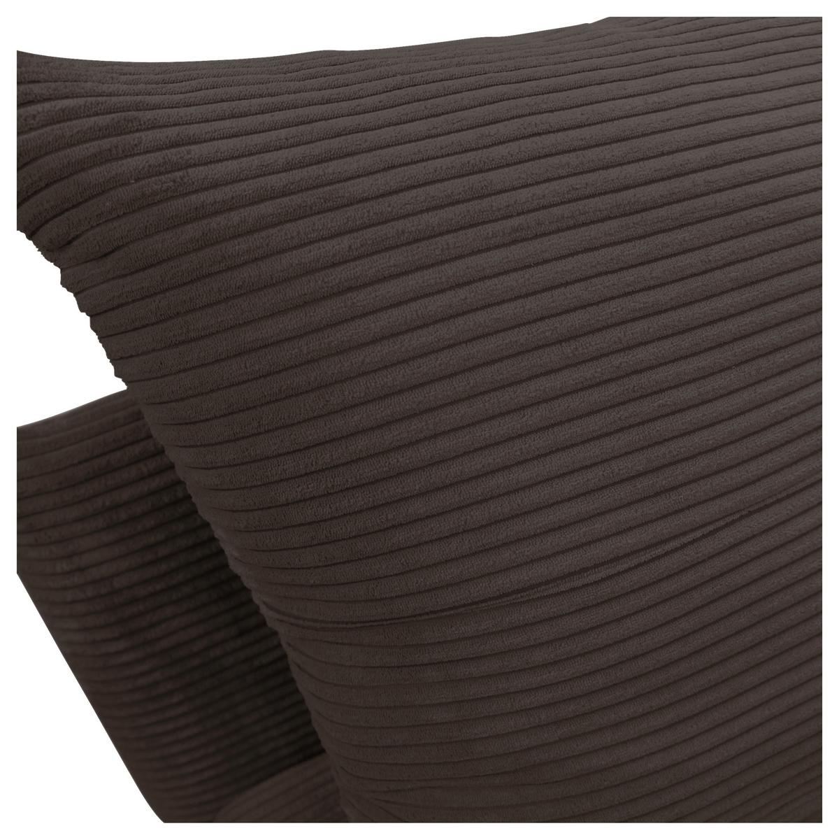 Schlafsofa Mit Bettkasten Yellow B: 154 Cm Cord Braun - Schwarz/Braun, Design, Textil (154/93/85cm) - MID.YOU