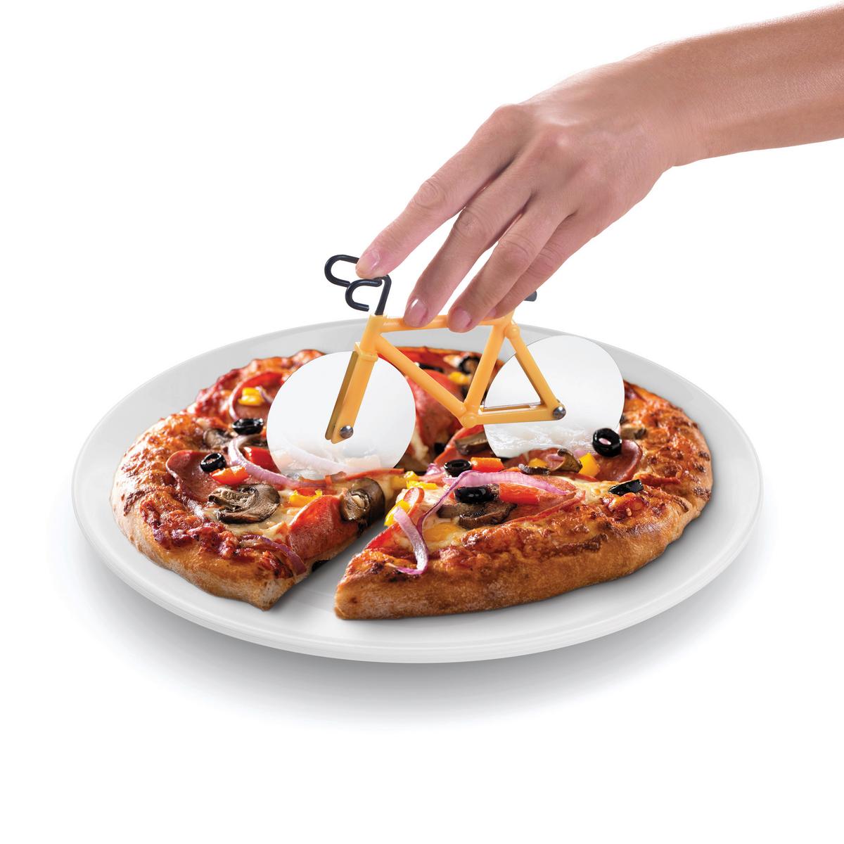 Pizzaschneider Alonza - Edelstahlfarben, Basics, Metall (3,5/11,3/18,4cm) - Metaltex