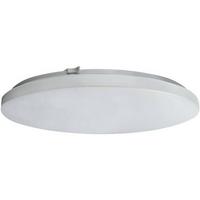 LED-Deckenleuchte Ø 33 cm, Rund, 1-Flammig - Weiß, Basics, Kunststoff/Metall (33/5,7cm)
