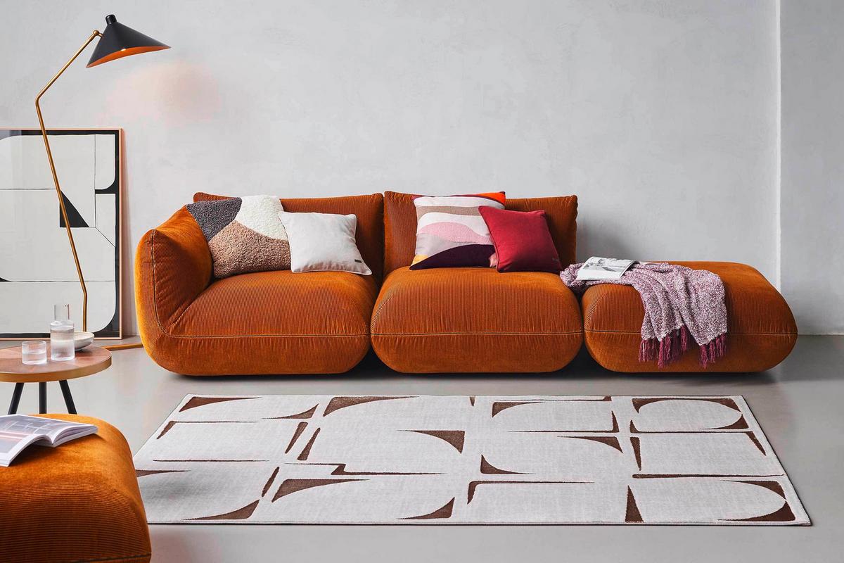 Flachwebteppich, 80x150 cm Nelle - Beige/Creme, Design, Textil (80/150cm) - Esprit