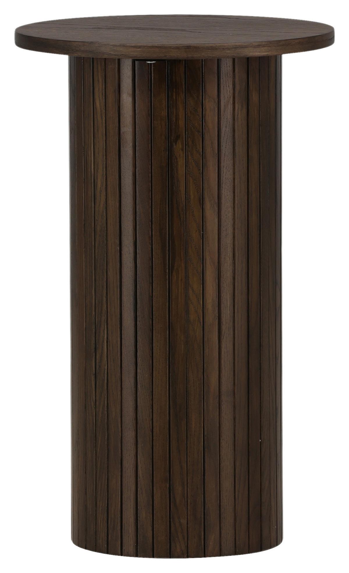 Beistelltisch Bianca - Mokka, Design, Holzwerkstoff (40/40/65cm) - Livetastic