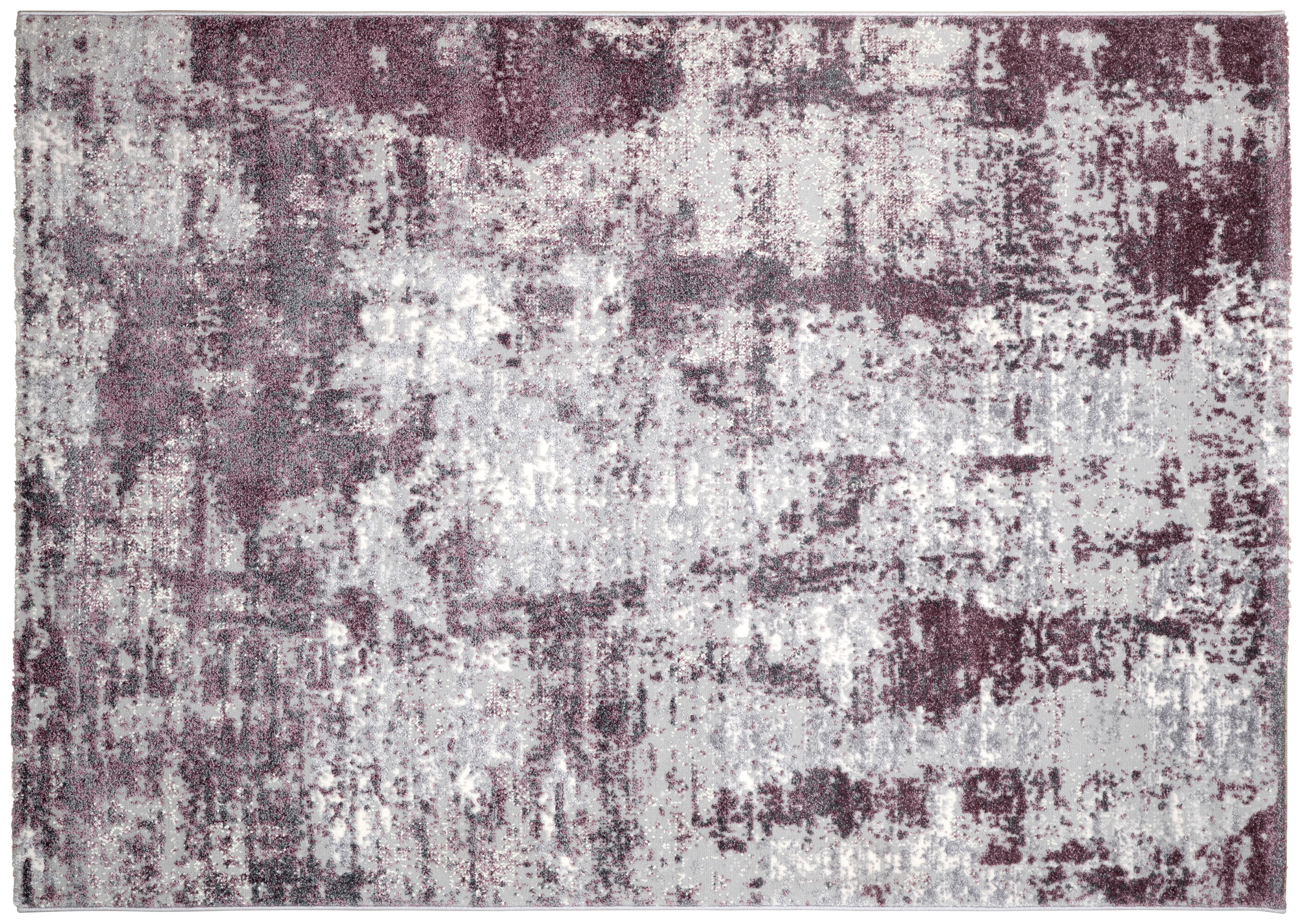 WEBTEPPICH Synthetikfaser - Lila/Hellgrau, ROMANTIK / LANDHAUS, Textil (80/150cm) - James Wood