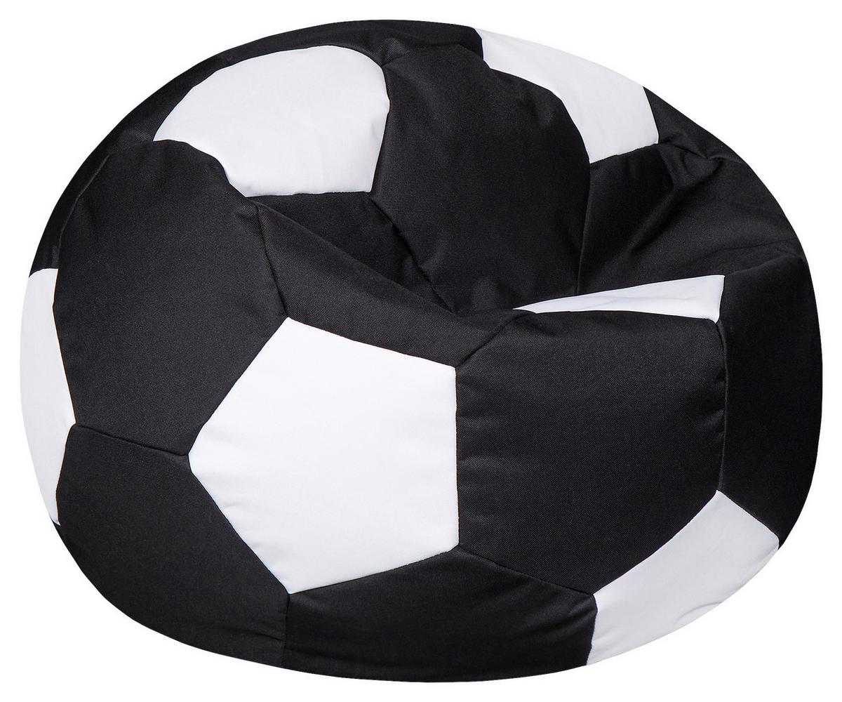 Ülőzsák Ball Black/white - fekete/fehér, Modern, textil (65/65/50cm) - Mömax