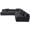 Ecksofa Bloom Erweiterbar Dunkelgrau - Dunkelgrau, Trend, Textil (300/315cm) - Livetastic