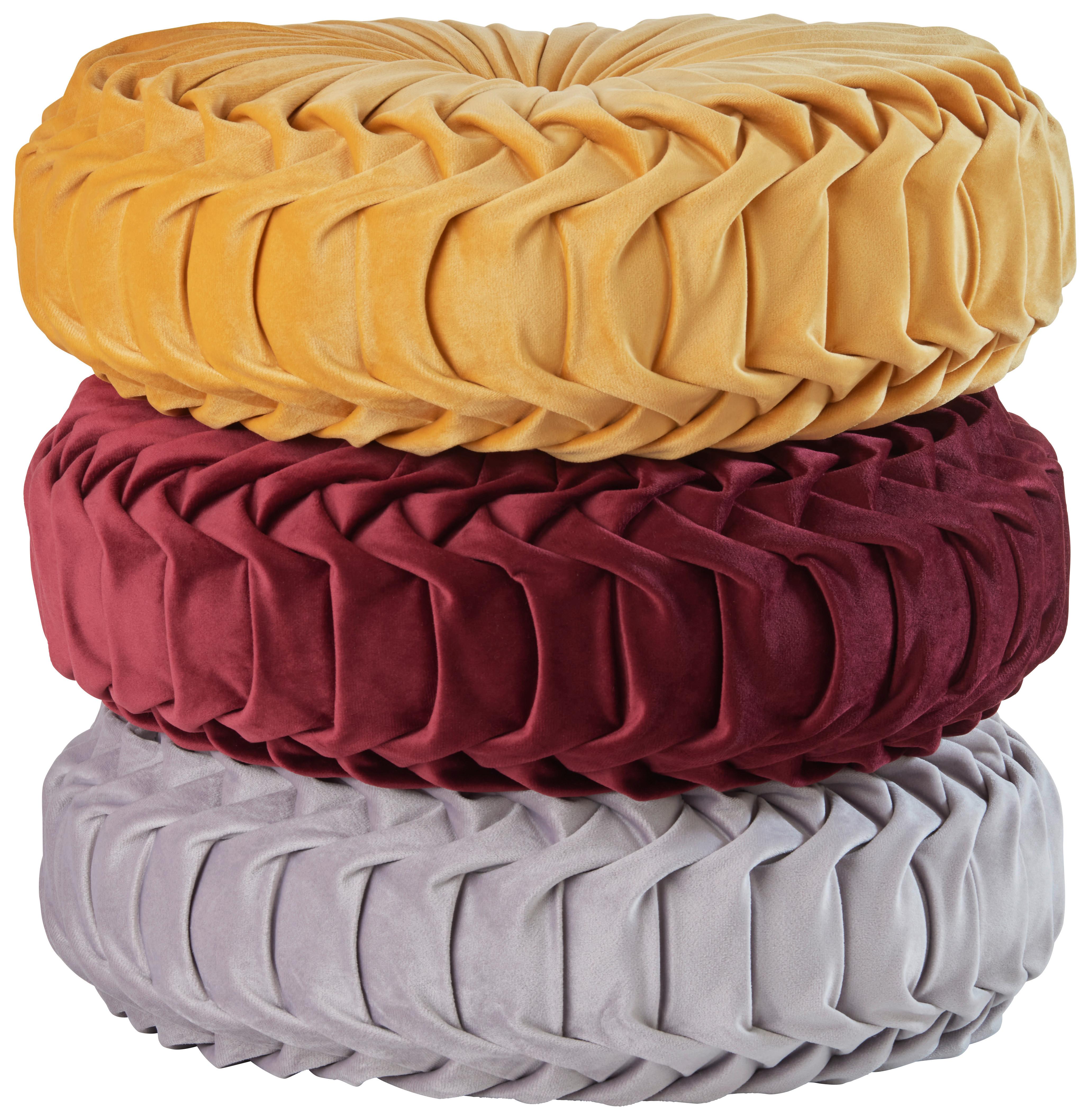 Poduška Na Sedenie Fiona, 40/13cm, Žltá - žltá, Trend, textil (40/13cm) - Modern Living