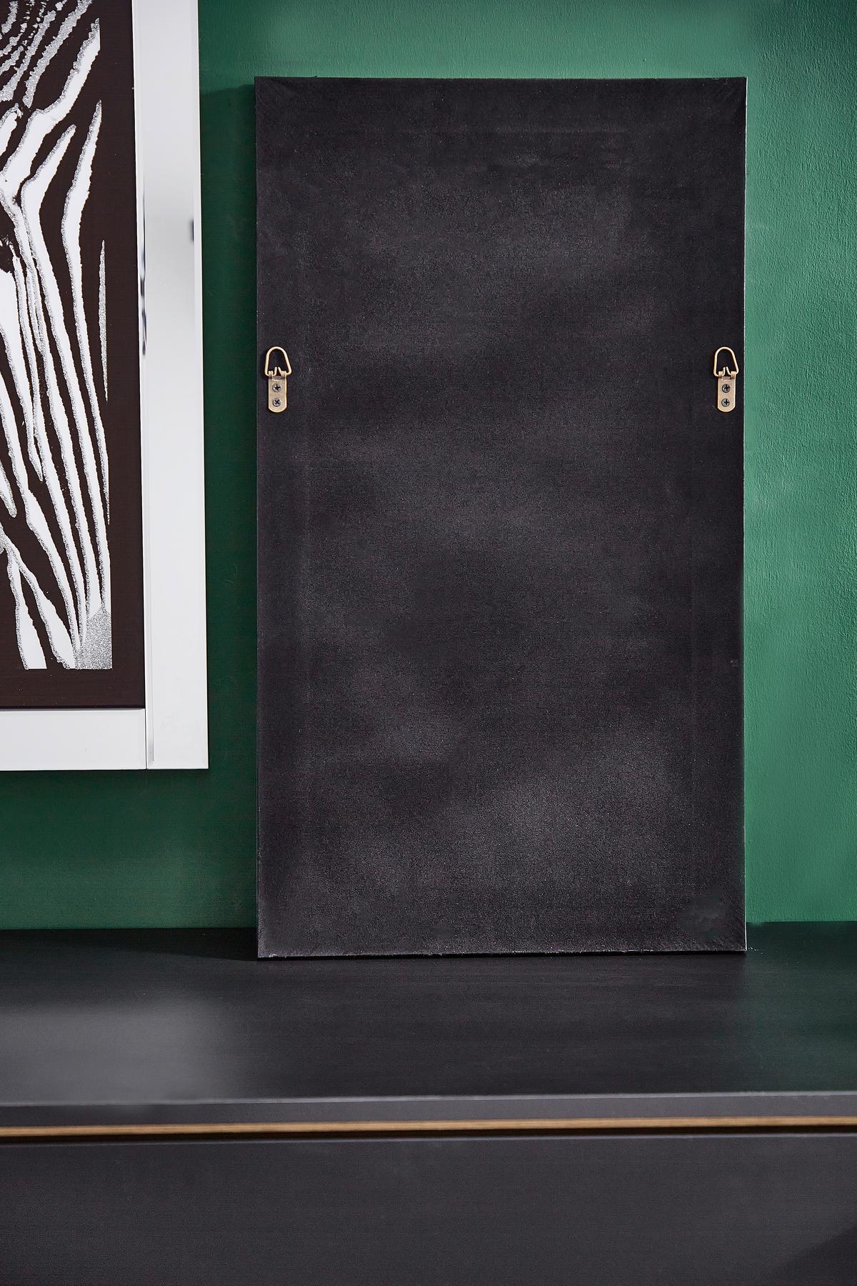 Bild Vitesa Tiere Schwarz/weiß 38x68 Cm - Schwarz/Weiß, Basics, Glas/Papier (38/68/2,3cm) - Luca Bessoni
