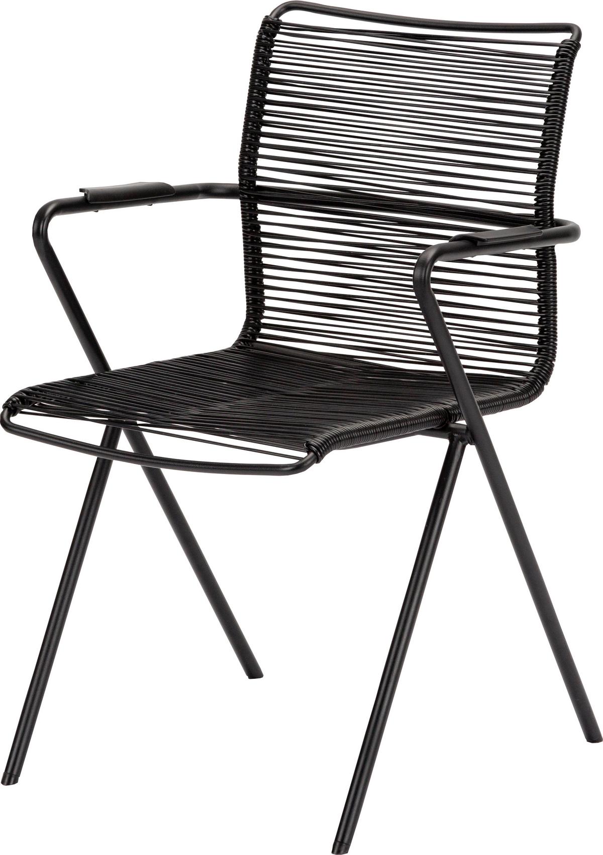 Gartengarnitur 5-Tlg. Alpha Rope Metall/Kunststoff/Glas - Taupe/Anthrazit, Basics, Glas/Kunststoff (80/75/160cm) - Acamp