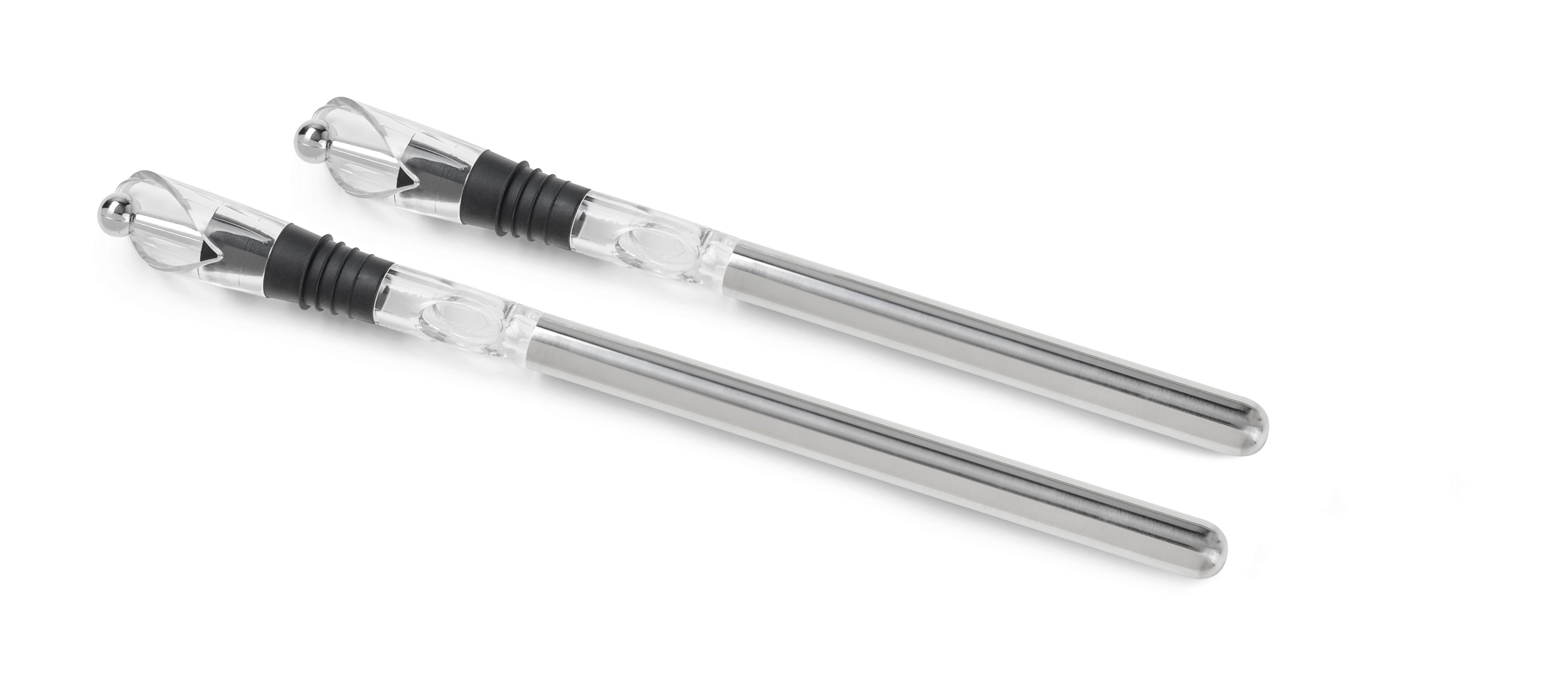 Sada příslušenství na víno STABI - 4-TEILIG - černá/barvy stříbra, Konvenční, kov/plast (34cm) - Mömax