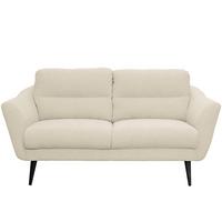 2,5-Sitzer Tromso Creme B: 187 cm - Creme/Schwarz, Design, Textil (187/87/88cm) - Livetastic