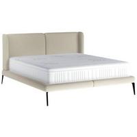 Polsterbett Tessina Now Or Never - Creme/Schwarz, MODERN, Textil (180/200cm) - Livetastic