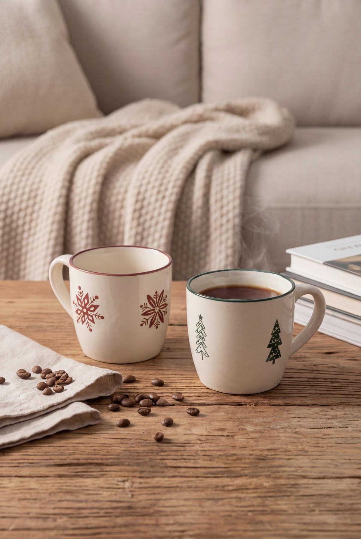 Tasse Tanja - Bordeaux/Grün, Basics, Keramik (350ml) - Luca Bessoni
