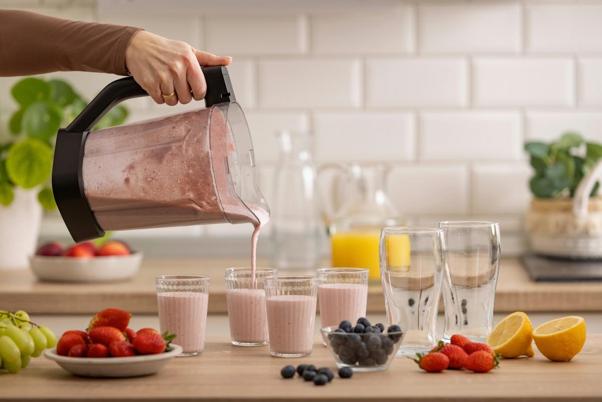 STANDMIXER 1500W, 2 Liter - Edelstahlfarben, Basics, Kunststoff/Metall (19,2/43,2/24cm) - Gorenje