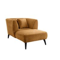 XXL-Sessel inkl. Zierkissen Colori Goldfarben - Goldfarben/Schwarz, MODERN, Textil (108/84/155cm) - MID.YOU