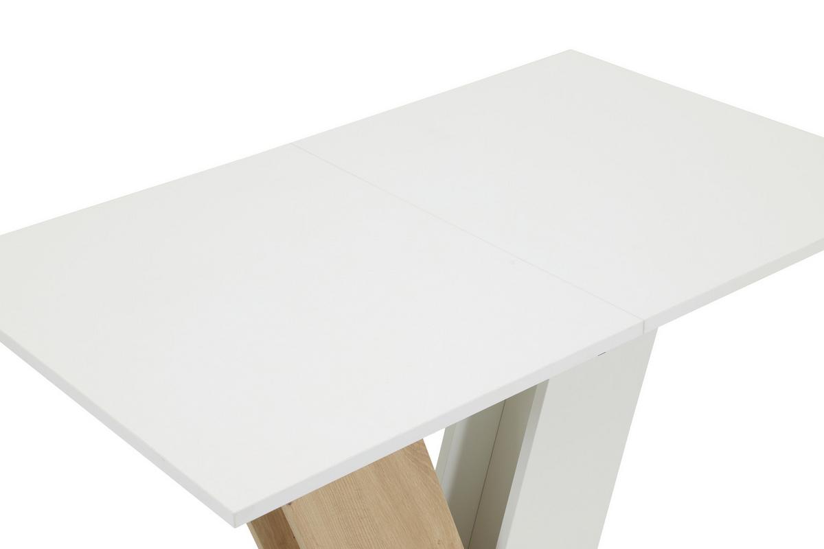 Esstisch Siena T - Eiche Artisan/Weiß, MODERN, Holzwerkstoff (110-150/76/70cm) - MID.YOU