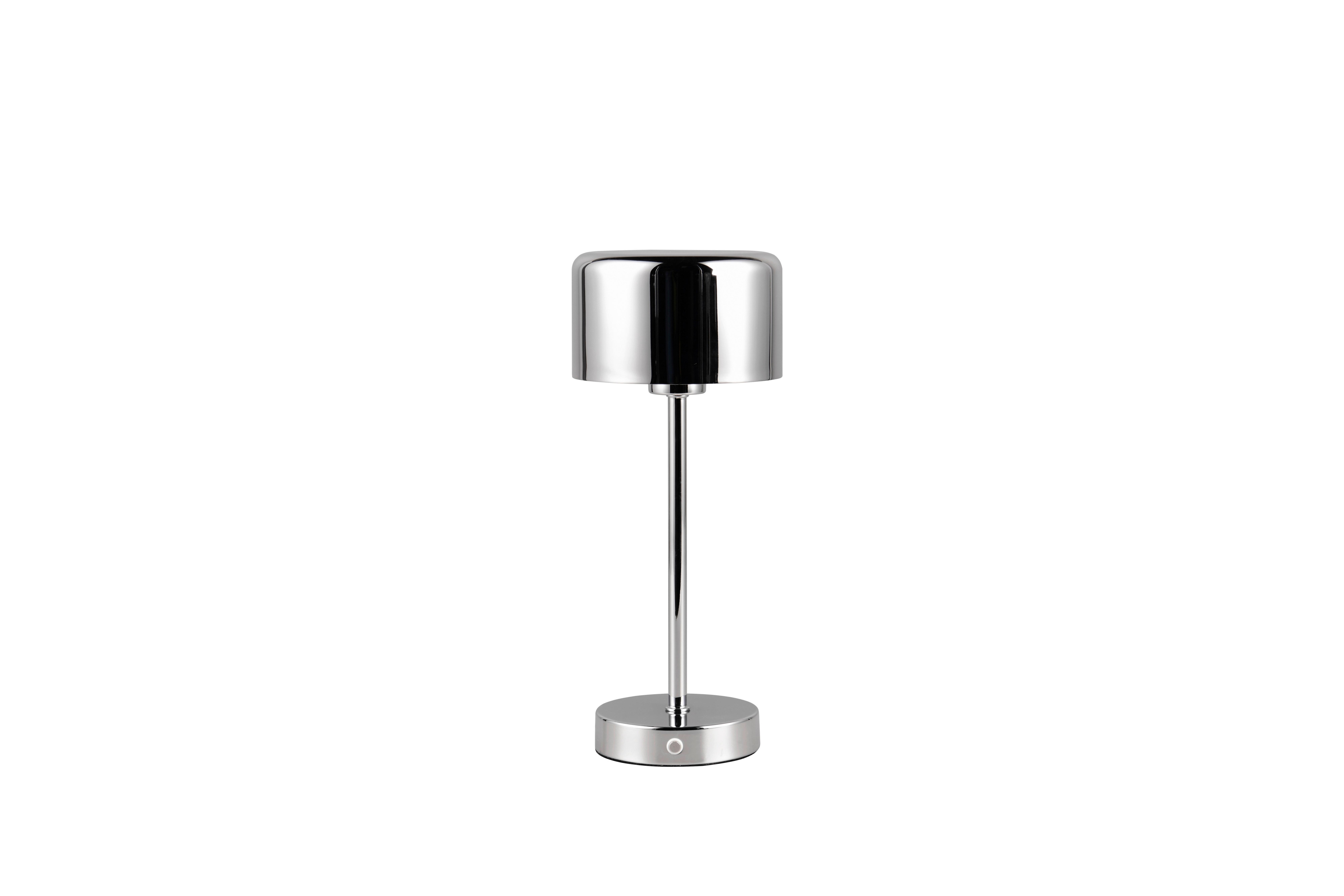 Akku-tischleuchte R59151106 Jeff - Chromfarben, Design, Metall (12,6/30cm)
