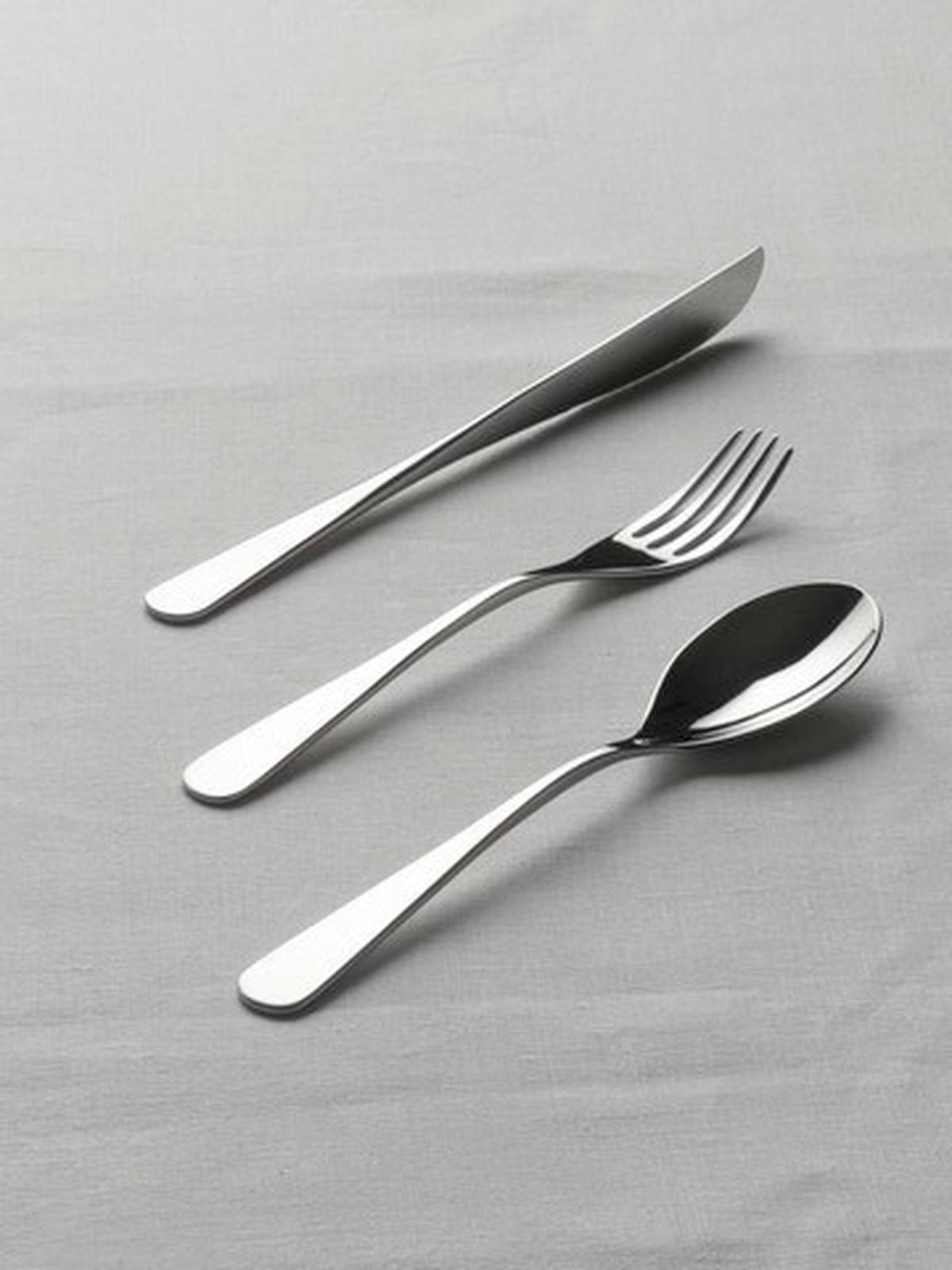 sada príborov AUDREY - farba ušľachtilej ocele, Basics, kov (25,5/7/5,3cm) - Pintinox