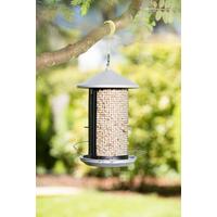 Vogelfuttersilo Happy Bird Bxhxt: 26x31x19 Cm - Silberfarben, Basics, Metall (26/31/19cm) - Windhager