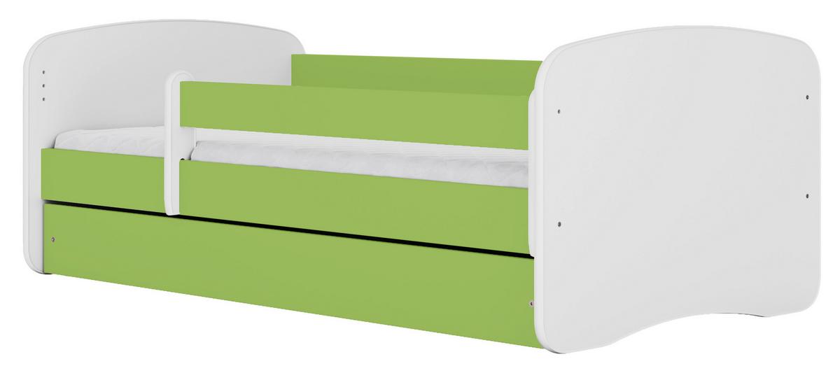 Kinder-/Juniorbett Babydreams inkl. Matratze 80x160 - Birkefarben/Weiß, MODERN, Holz/Holzwerkstoff (80/160cm) - MID.YOU