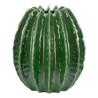 Vase Cactus Ball Pot Grün B: 28 Cm - Grün, Basics, Keramik (28/31/28cm)