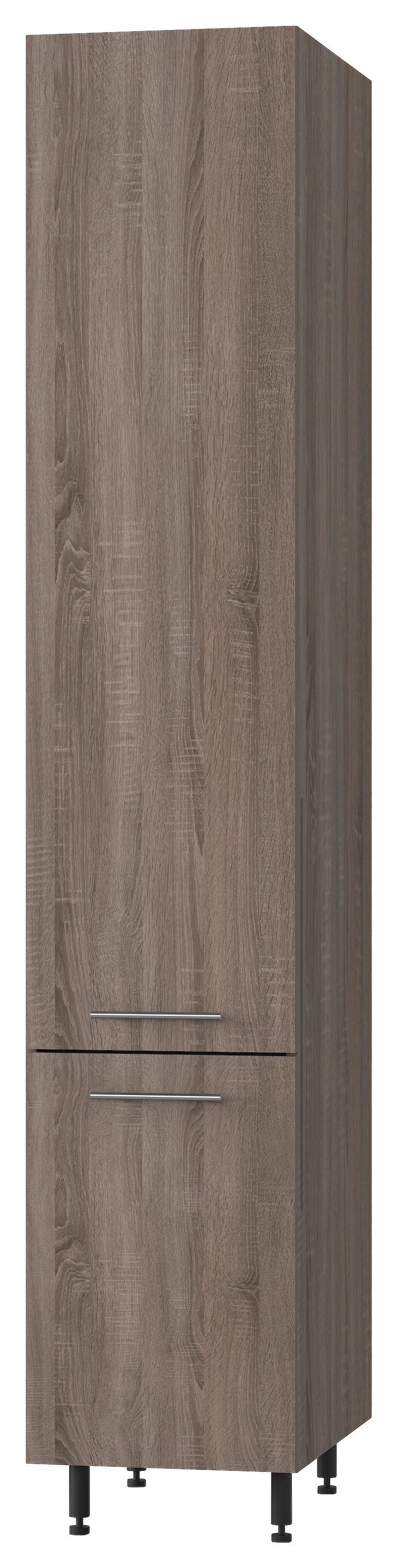 Kamraszekrény Corina 2 - tölgyfa, Modern, műanyag/fa (40/215/58cm)