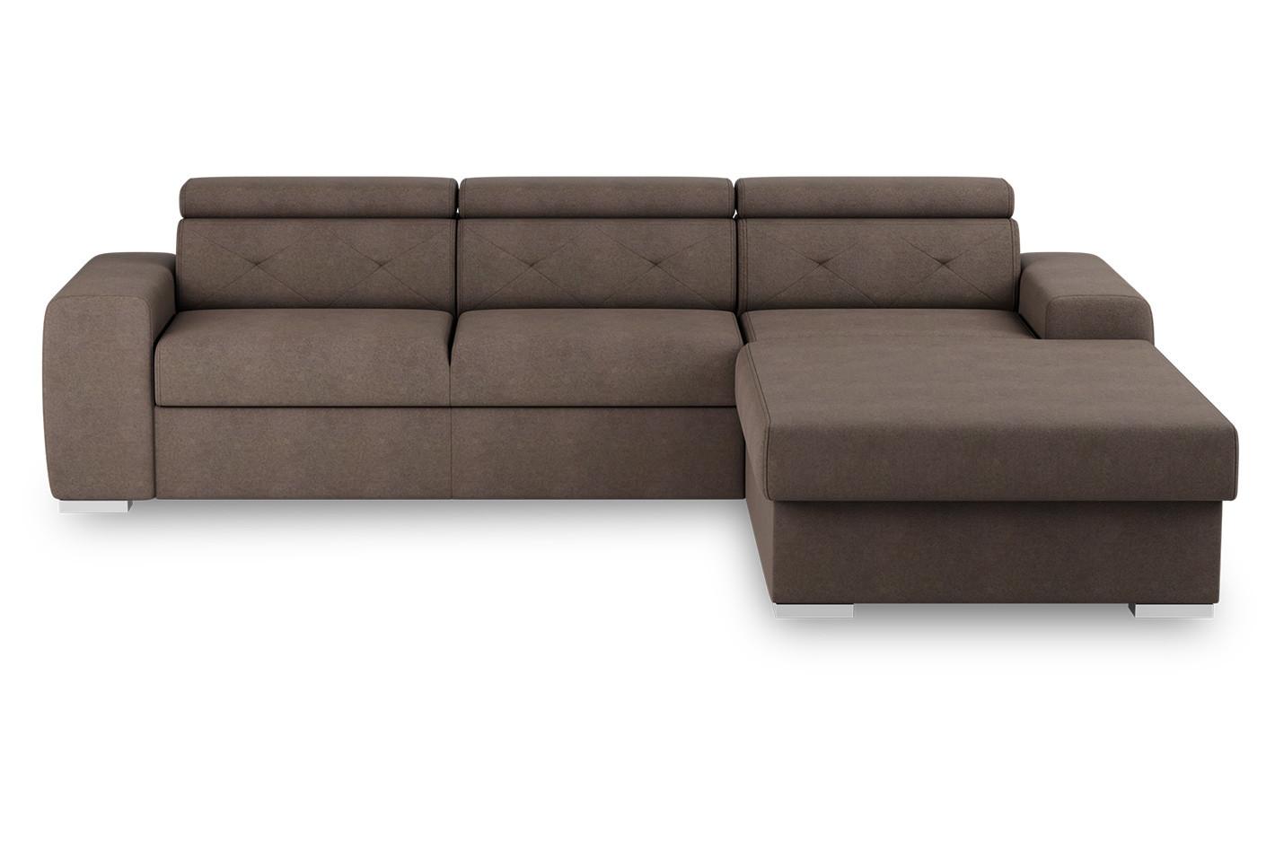 Eckschlafsofa Madison - Braun, Design, Textil (296/195cm) - MID.YOU