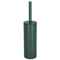 WC-Bürstengarnitur Akira Stehend Metall - Dunkelgrün, Basics, Metall (9,5/40cm)
