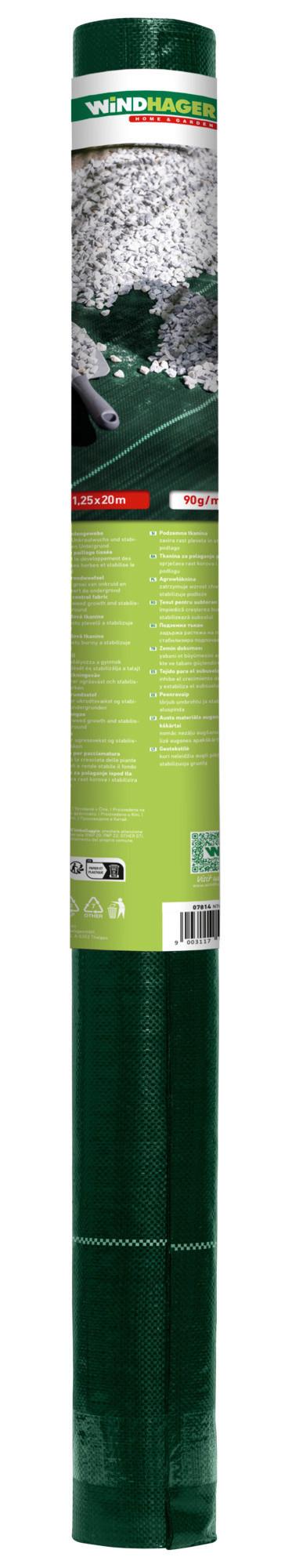 Gewebefolie 07814 Unterbodengewebe Grün - Grün, Basics, Kunststoff (125/2000cm) - Windhager