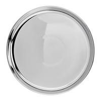 Dezertný tanier SHINY SILVER - strieborná, Modern, keramika (21,5/2,3cm) - Mömax
