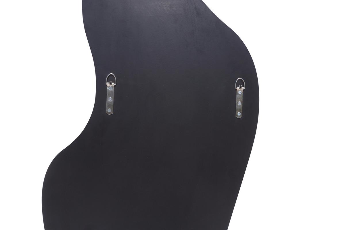 ZRKADLO TIARA - čierna, Modern, kompozitné drevo/sklo (50/120/2,3cm) - Mömax