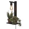 Wandleuchte Flores/W52/B - Schwarz, Trend (30/18/52cm) - Good & Mojo