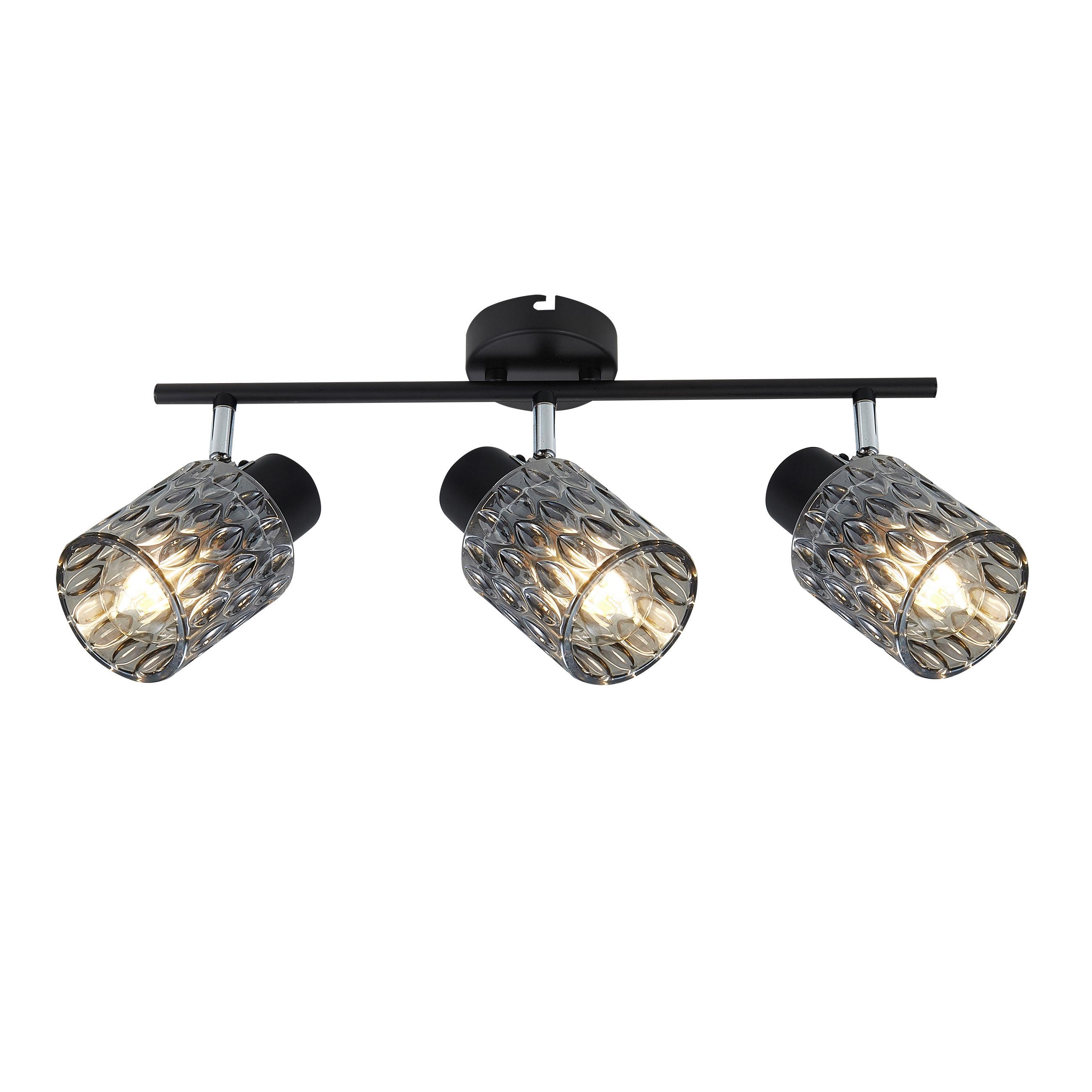 Strahler 93-27399 Bill - Schwarz, KONVENTIONELL, Glas/Metall (71/9cm)