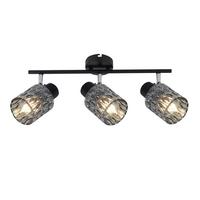 Strahler 93-27399 Bill - Schwarz, KONVENTIONELL, Glas/Metall (71/9cm)